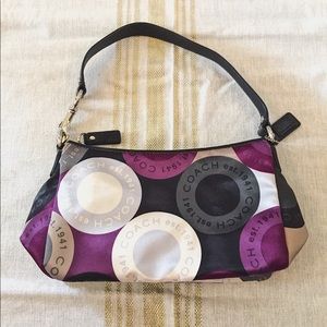Coach purple handbag